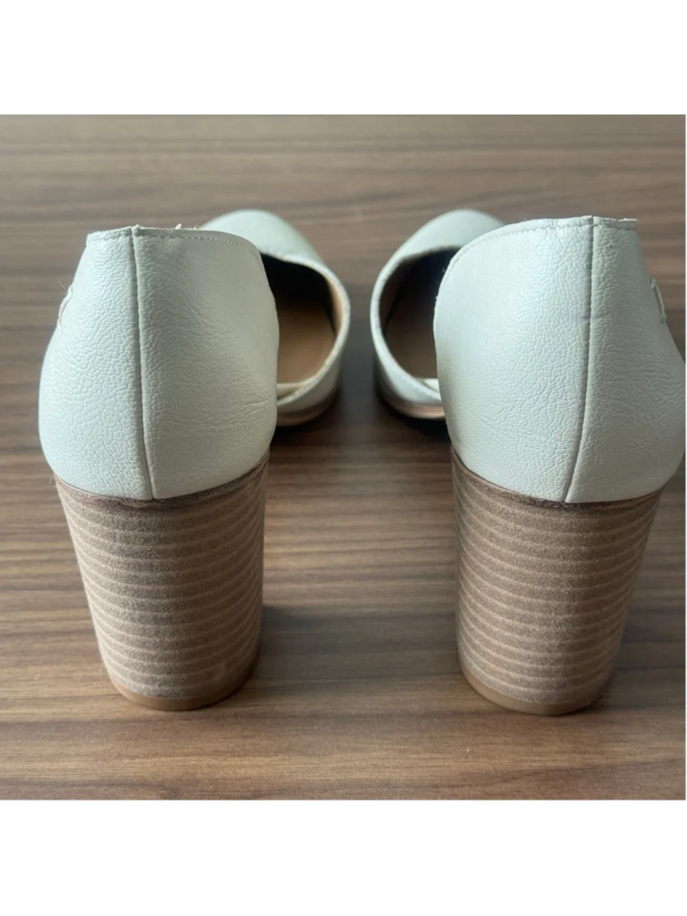Zodiac Ivory D’Orsay Block Heel Pumps Women’s Size 7 Classic Office Career Shoes